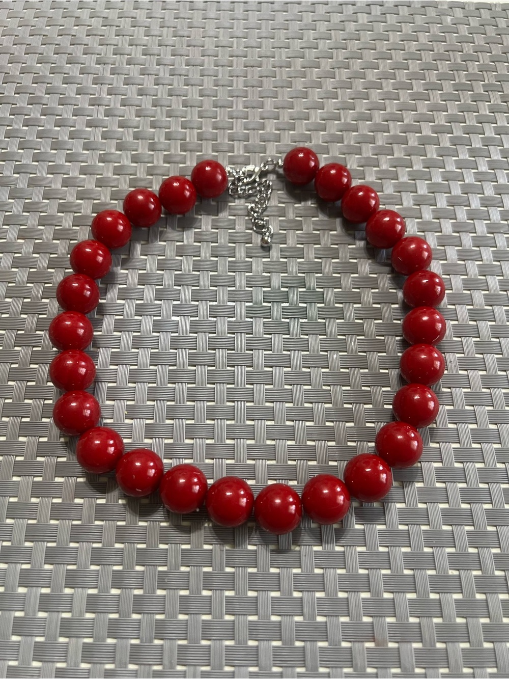 Red Beaded Necklace - Women Jewelry